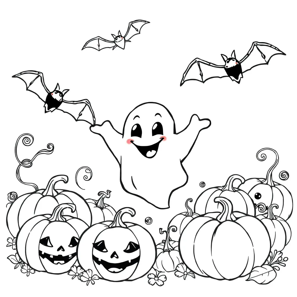 Halloween coloring page