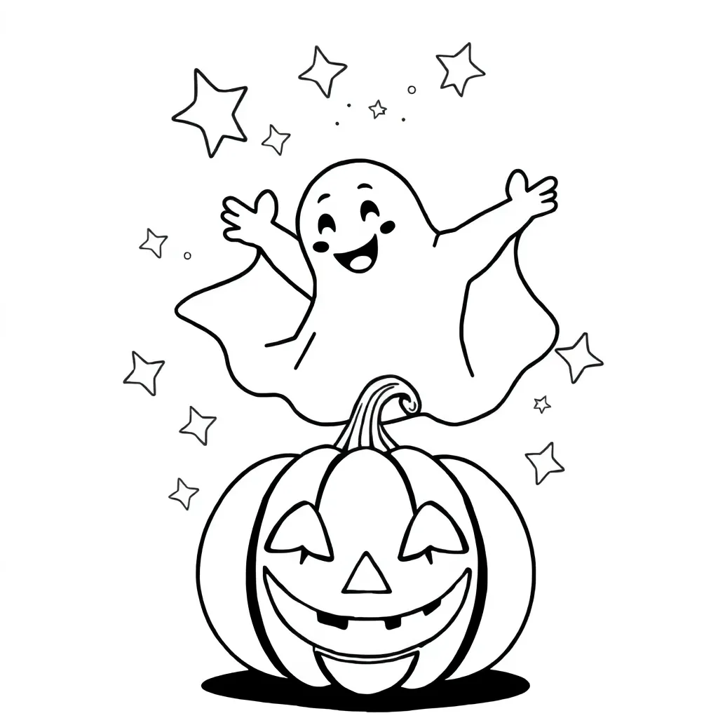 Halloween coloring page