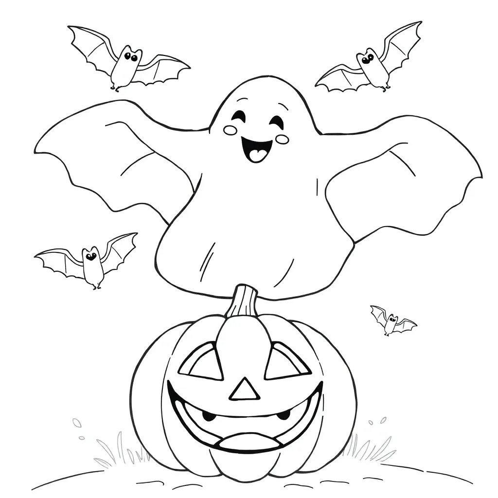 Halloween coloring page