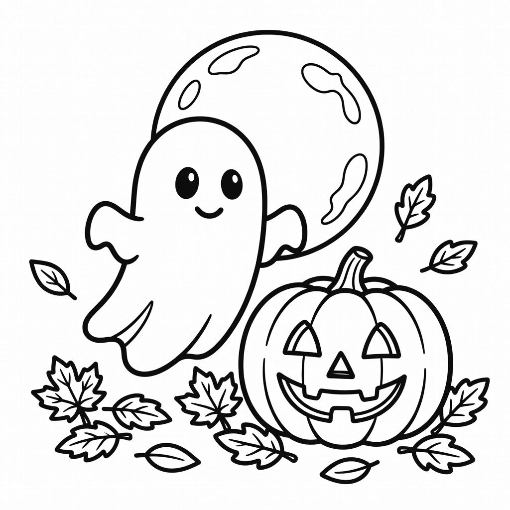Halloween coloring page