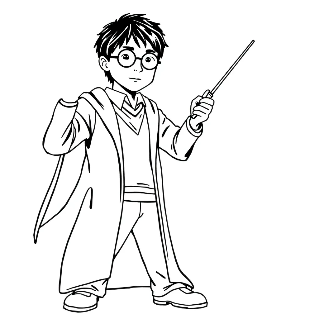 Harry Potter coloring page