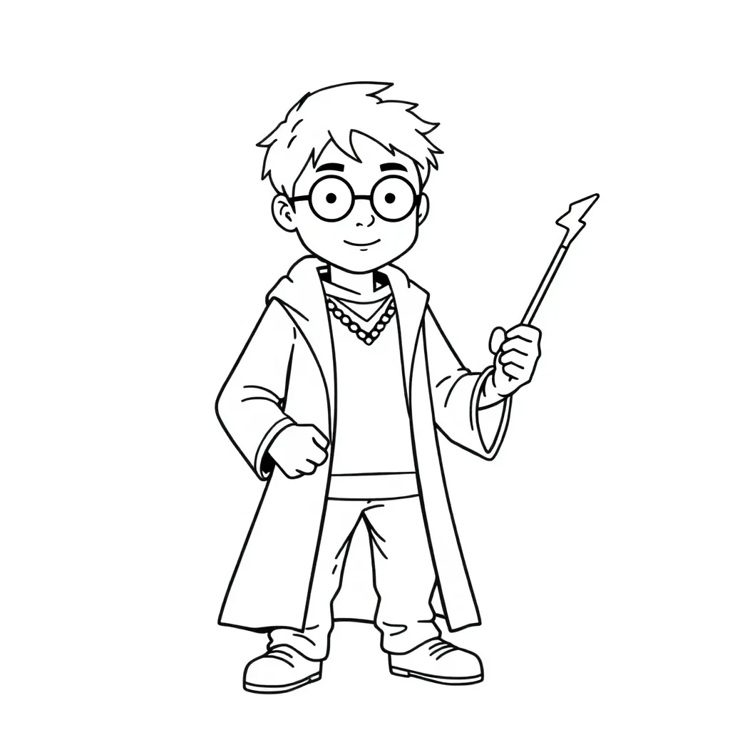 Harry Potter coloring page