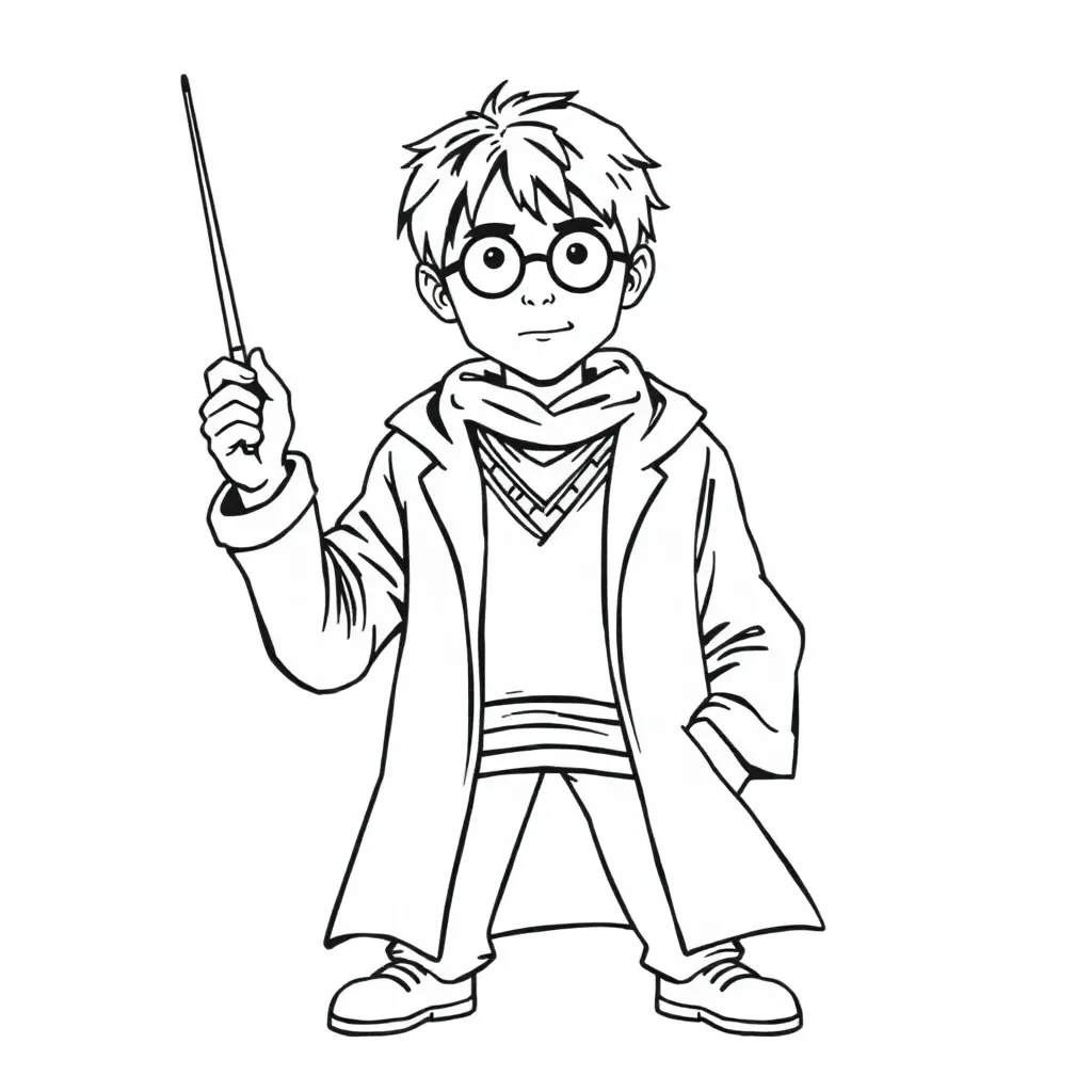 Harry Potter coloring page