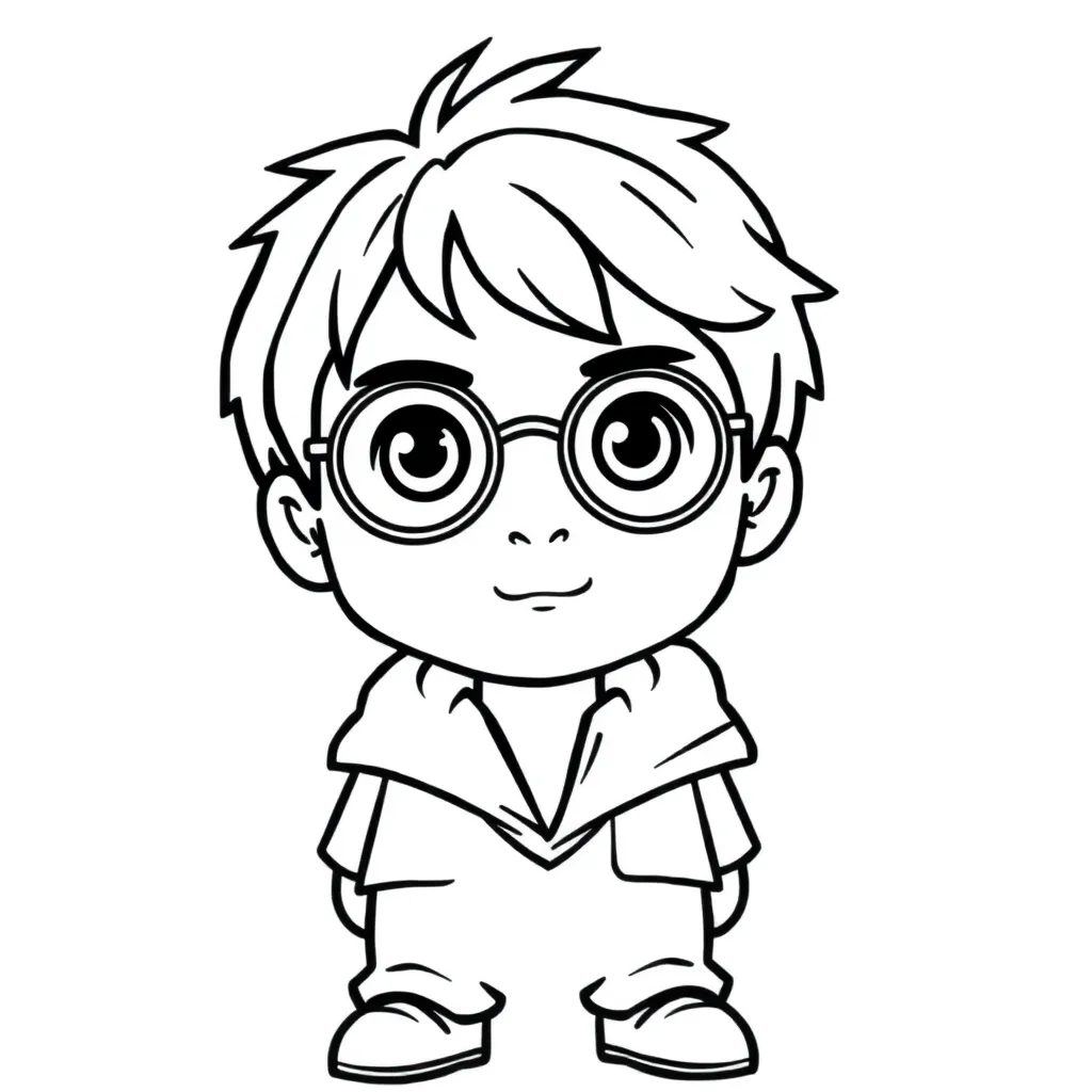 Harry Potter coloring page