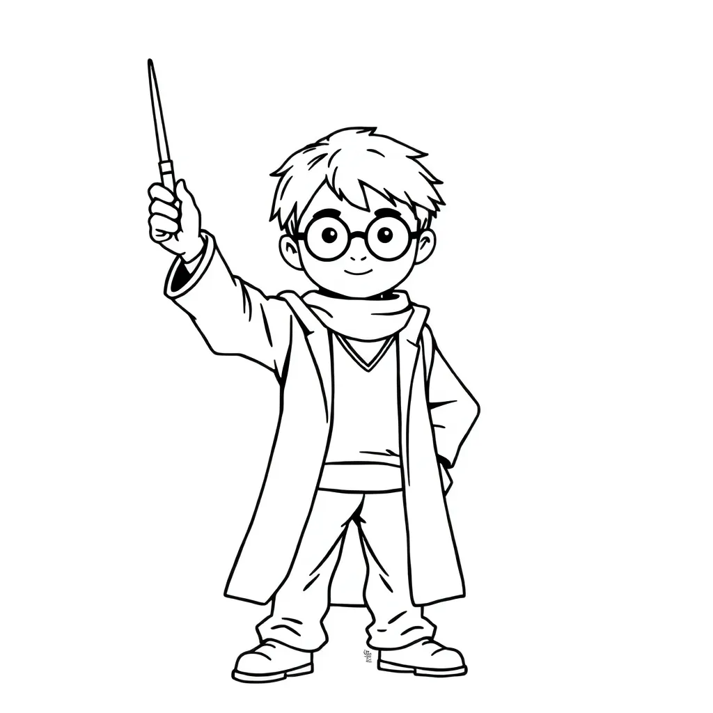 Harry Potter coloring page