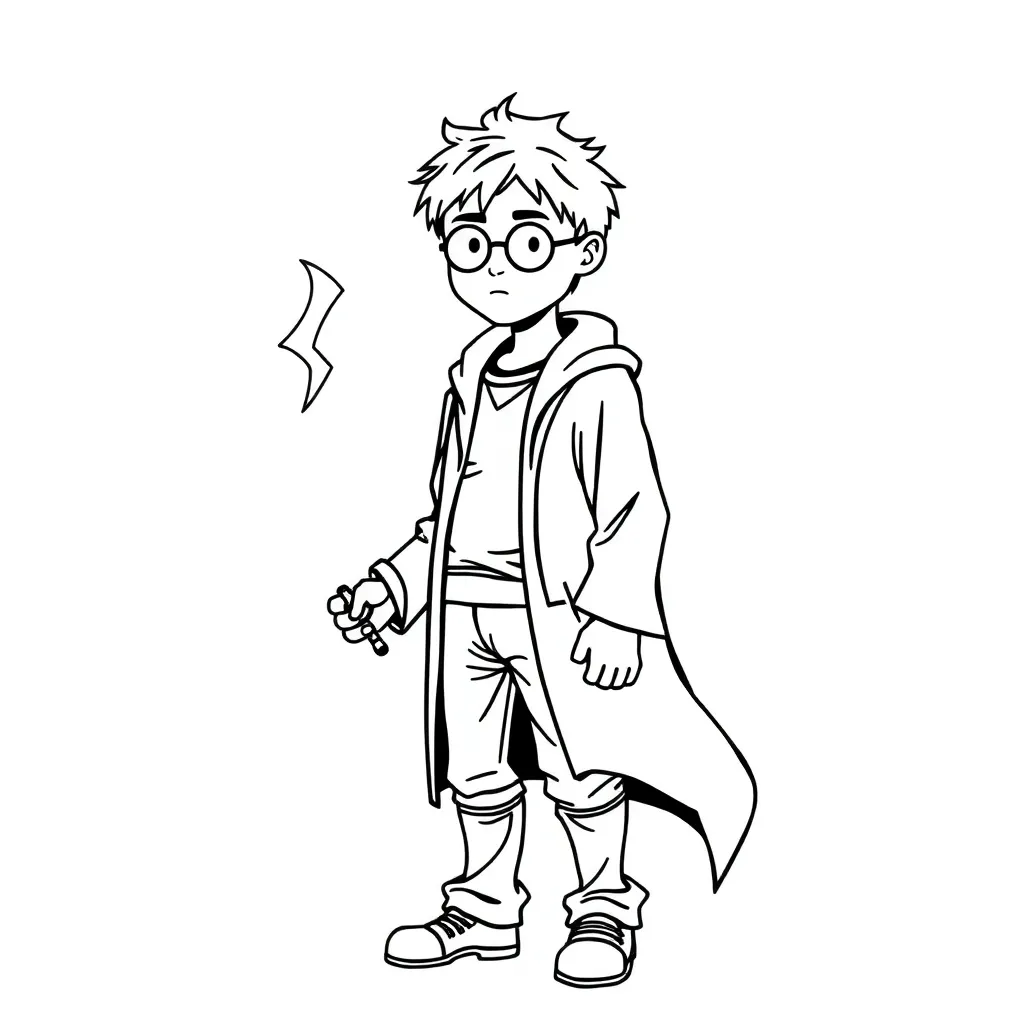 Harry Potter coloring page
