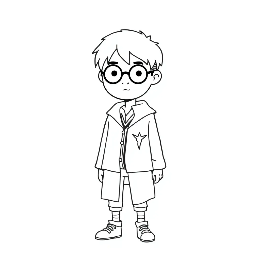 Harry Potter coloring page