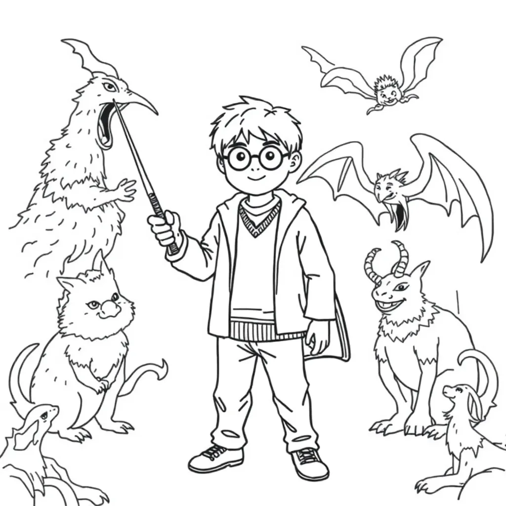 Harry Potter coloring page