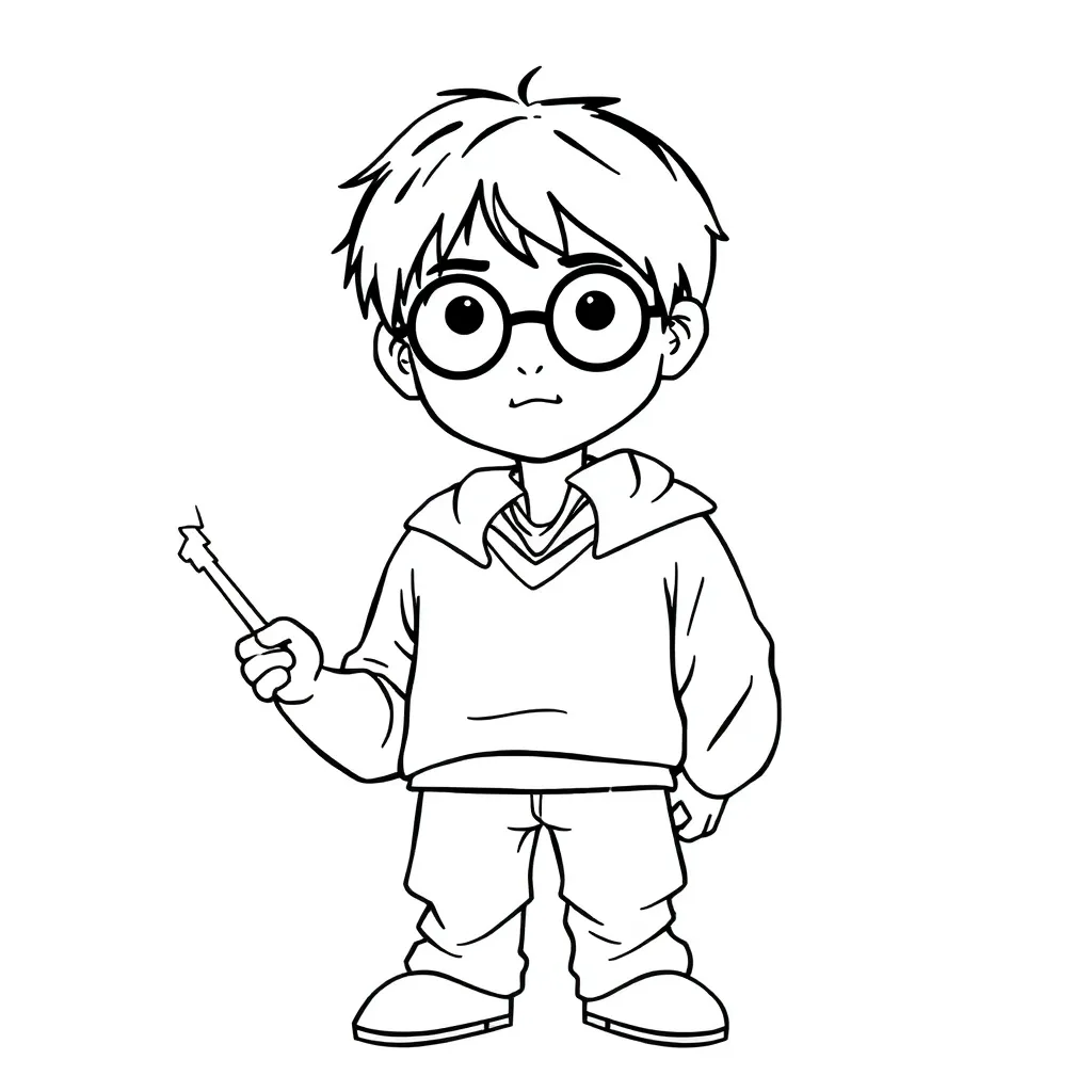 Harry Potter coloring page