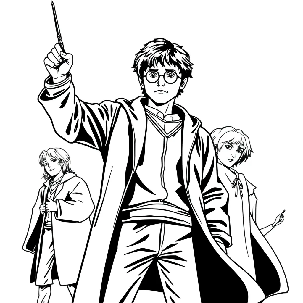 Harry Potter coloring page