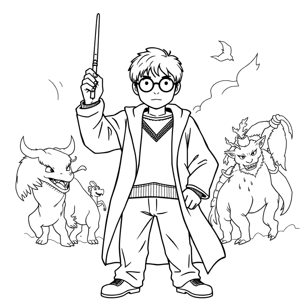 Harry Potter coloring page