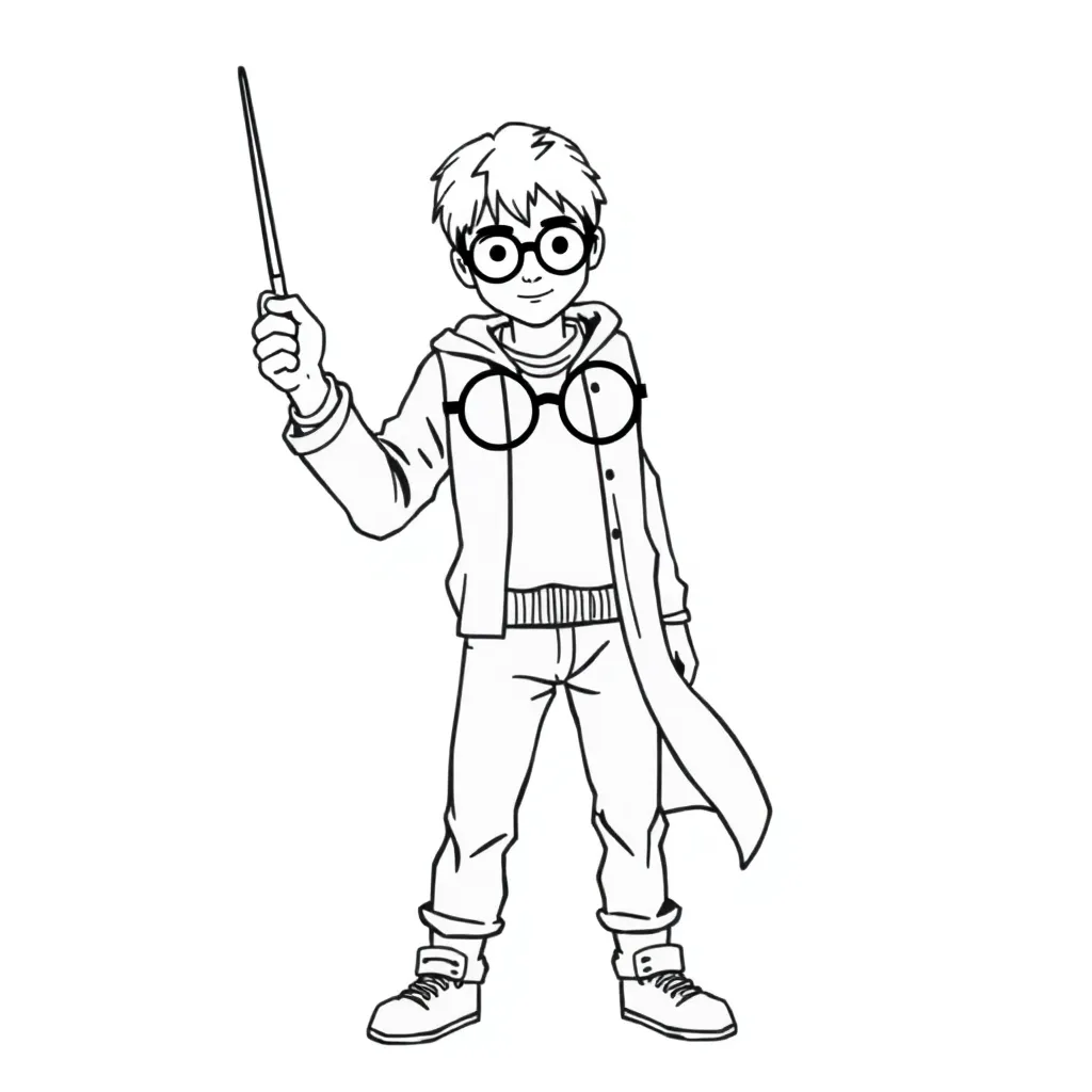 Harry Potter coloring page