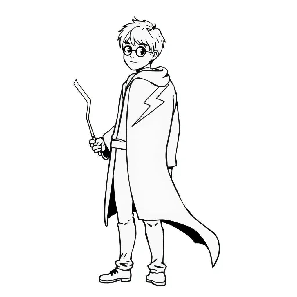 Harry Potter coloring page