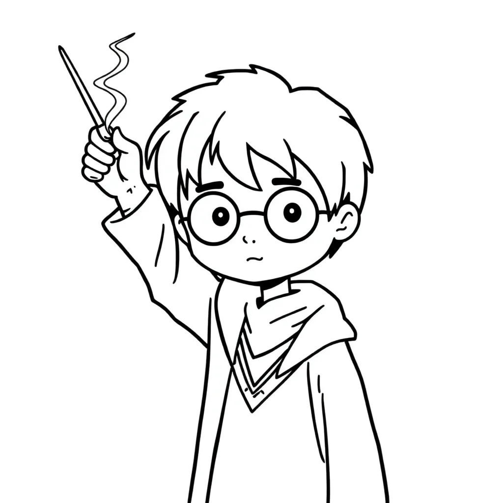 Harry Potter coloring page