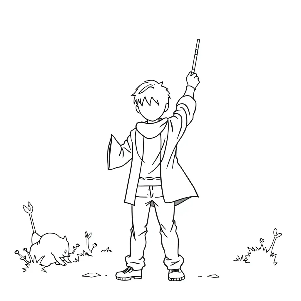 Harry Potter coloring page