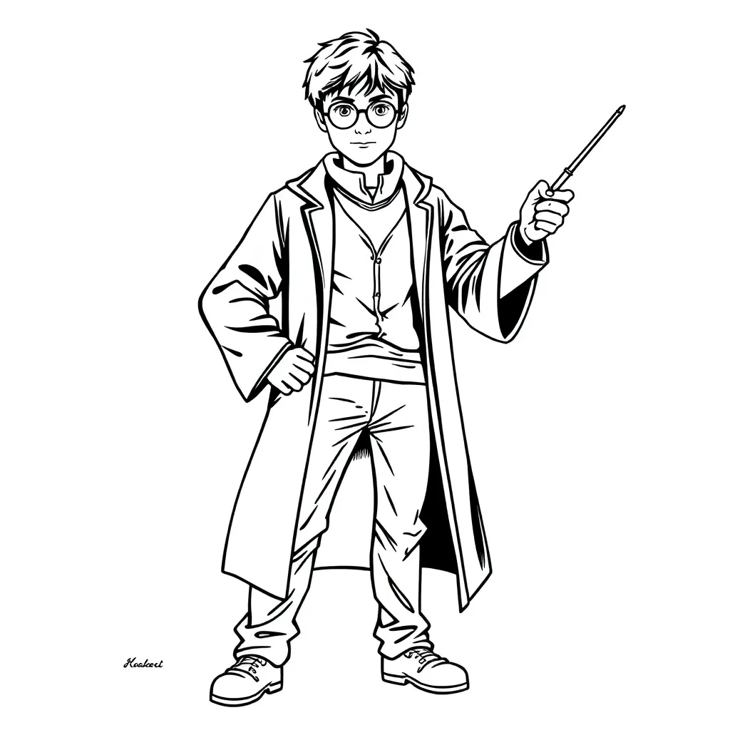 Harry Potter coloring page