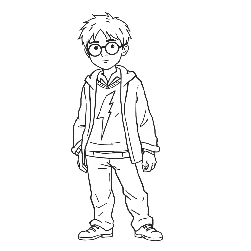 Harry Potter coloring page