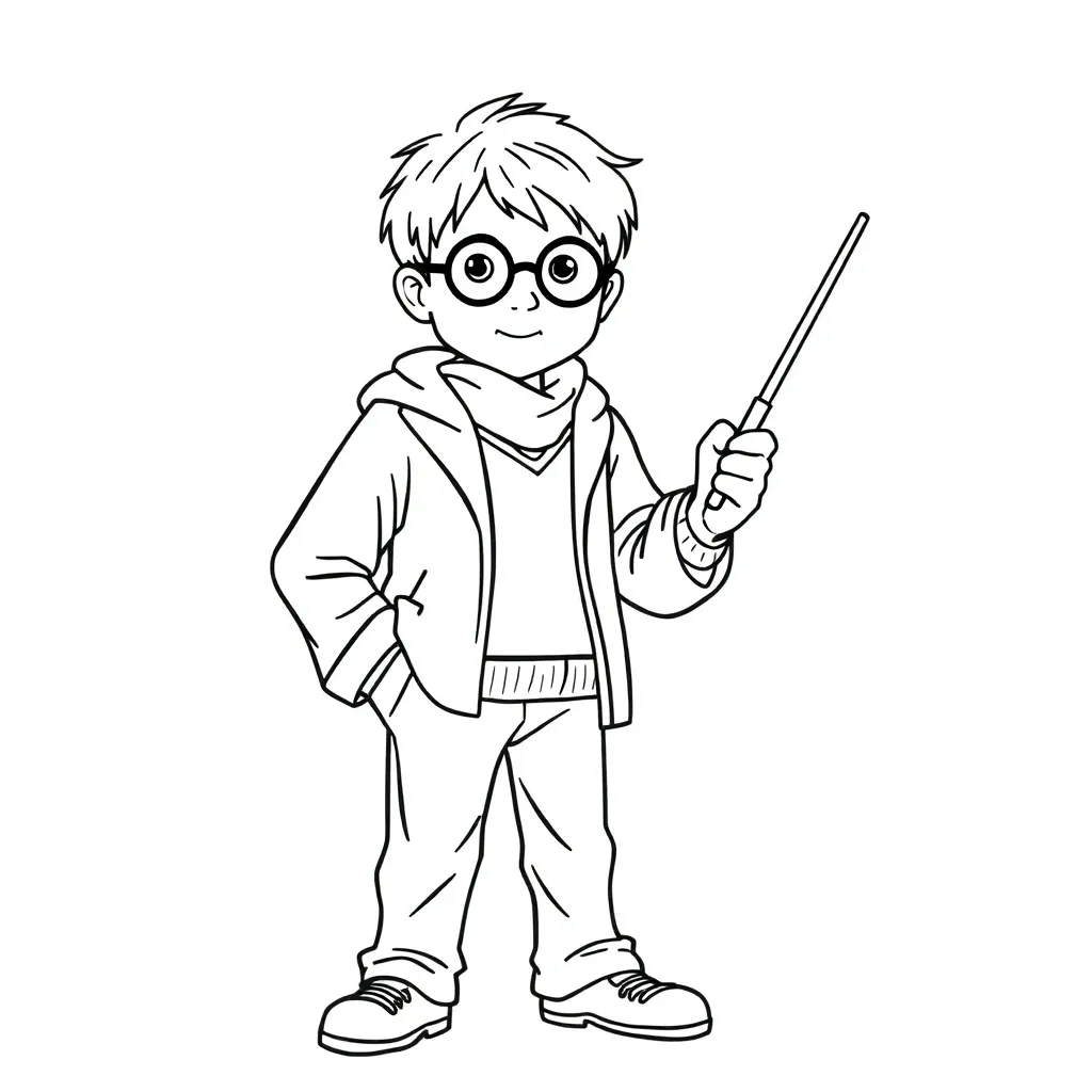 Harry Potter coloring page
