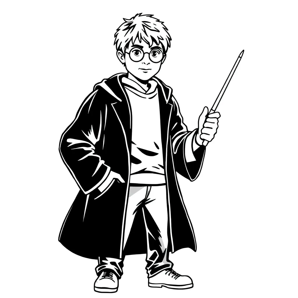 Harry Potter coloring page