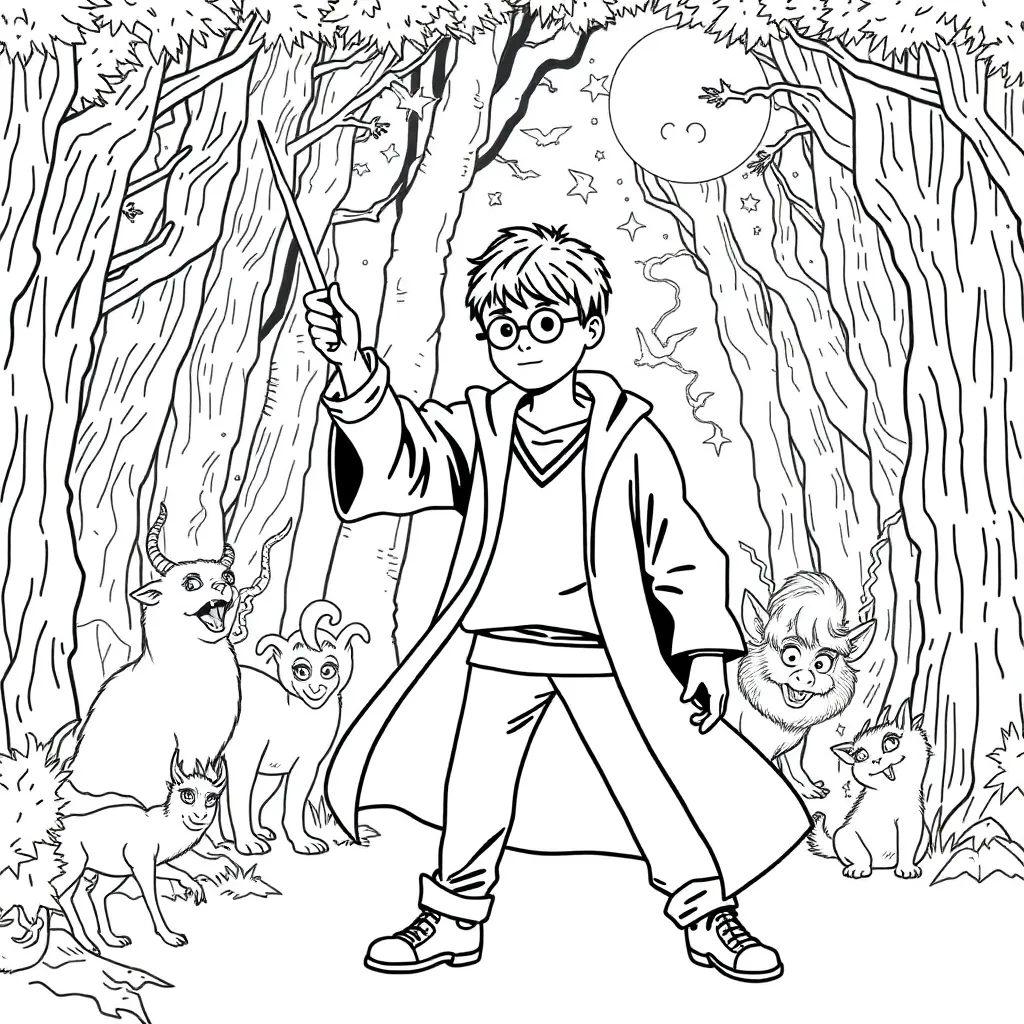 Harry Potter coloring page