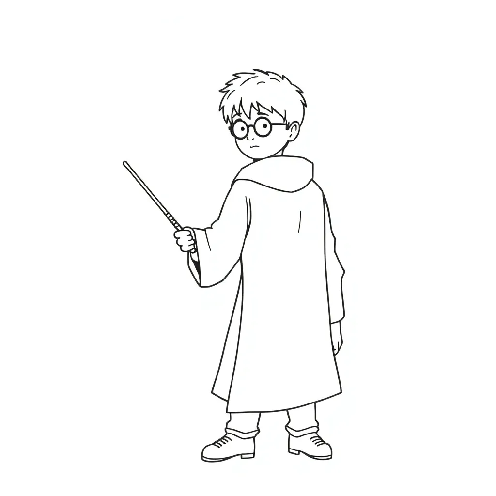Harry Potter coloring page