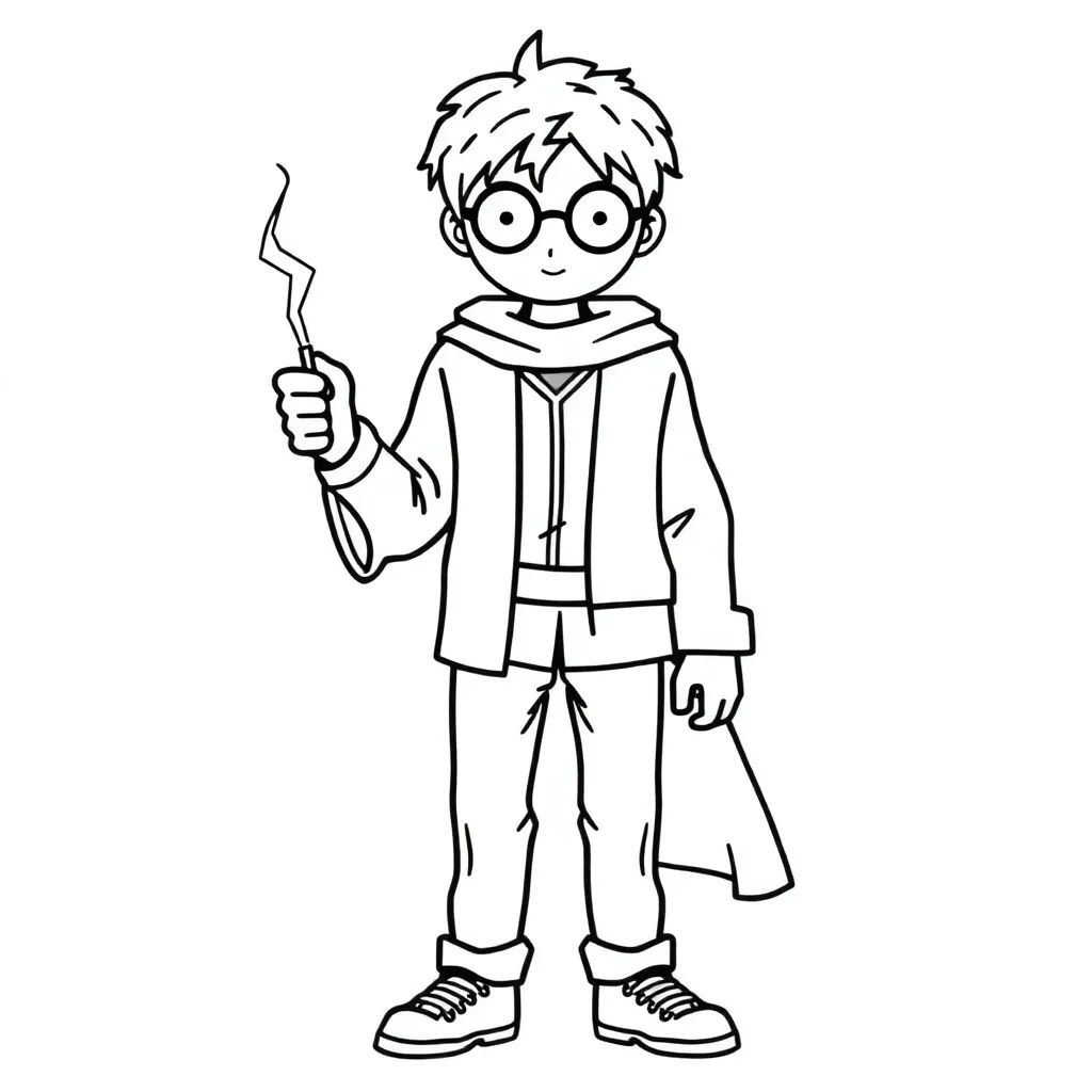 Harry Potter coloring page