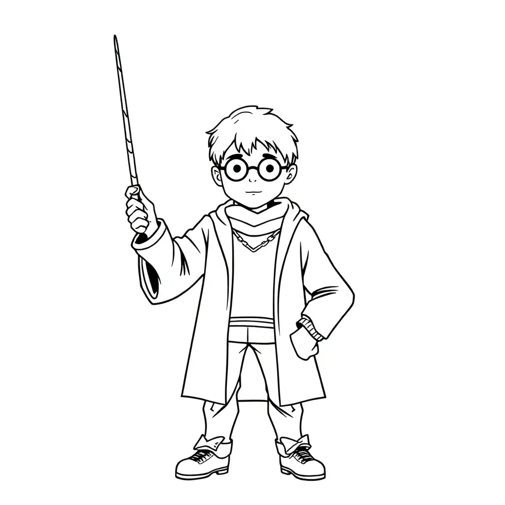 Harry Potter coloring page