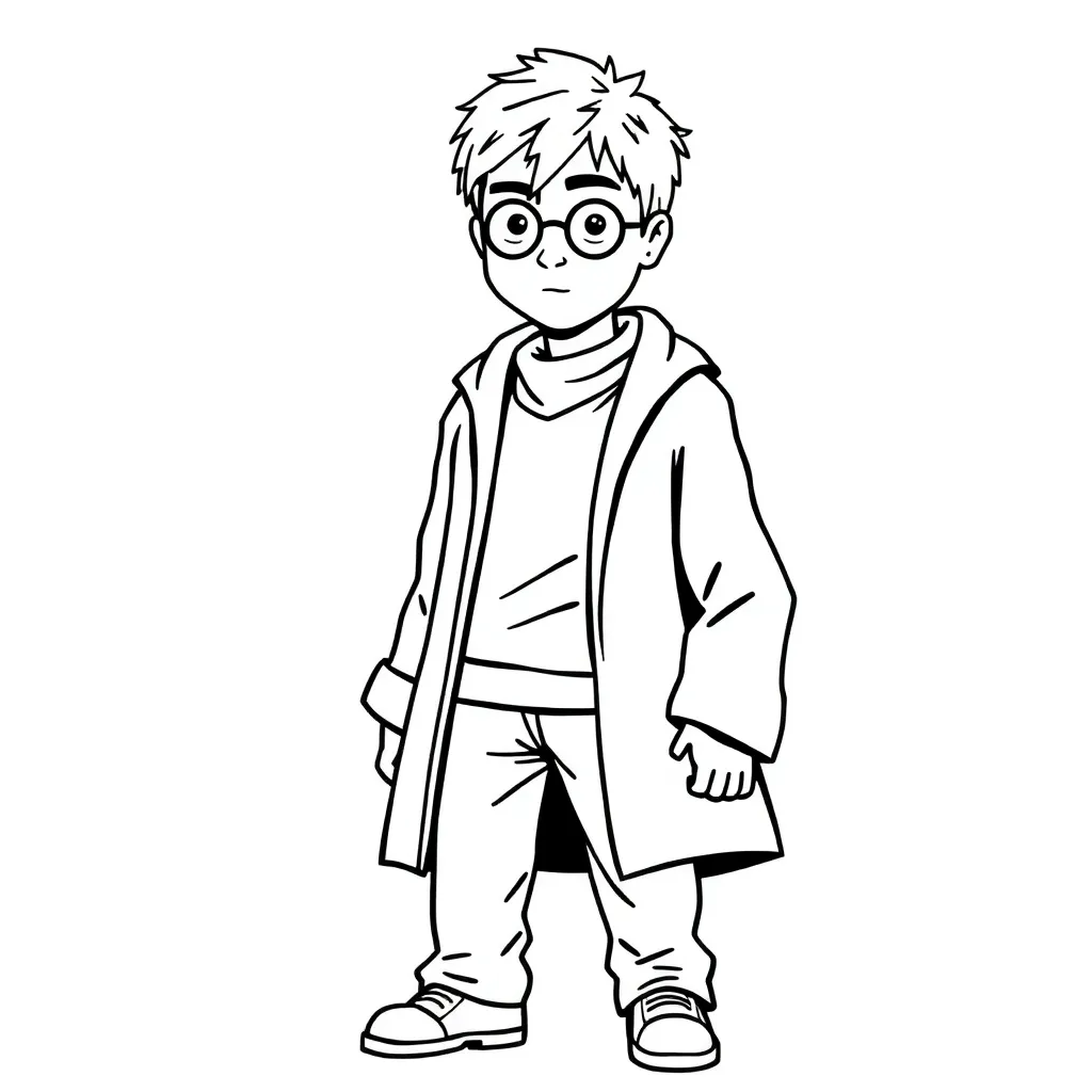 Harry Potter coloring page