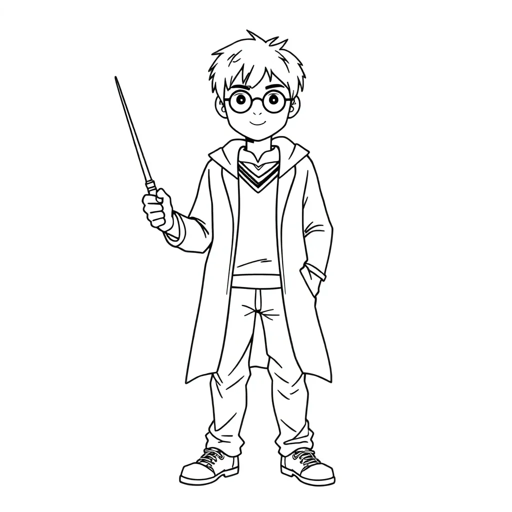 Harry Potter coloring page