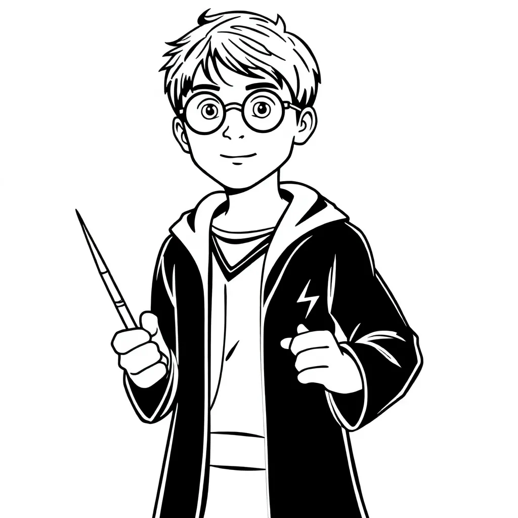 Harry Potter coloring page