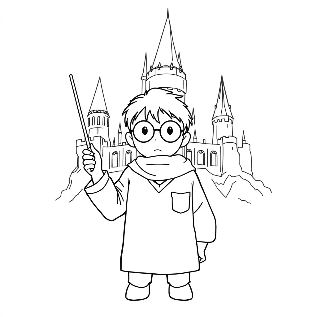 Harry Potter coloring page