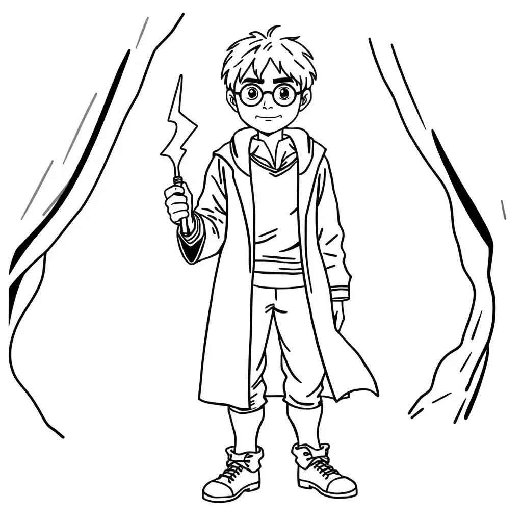 Harry Potter coloring page