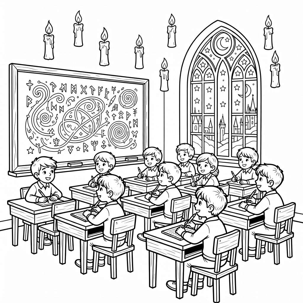 Harry Potter coloring page