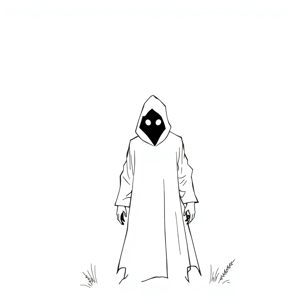 Horror coloring page