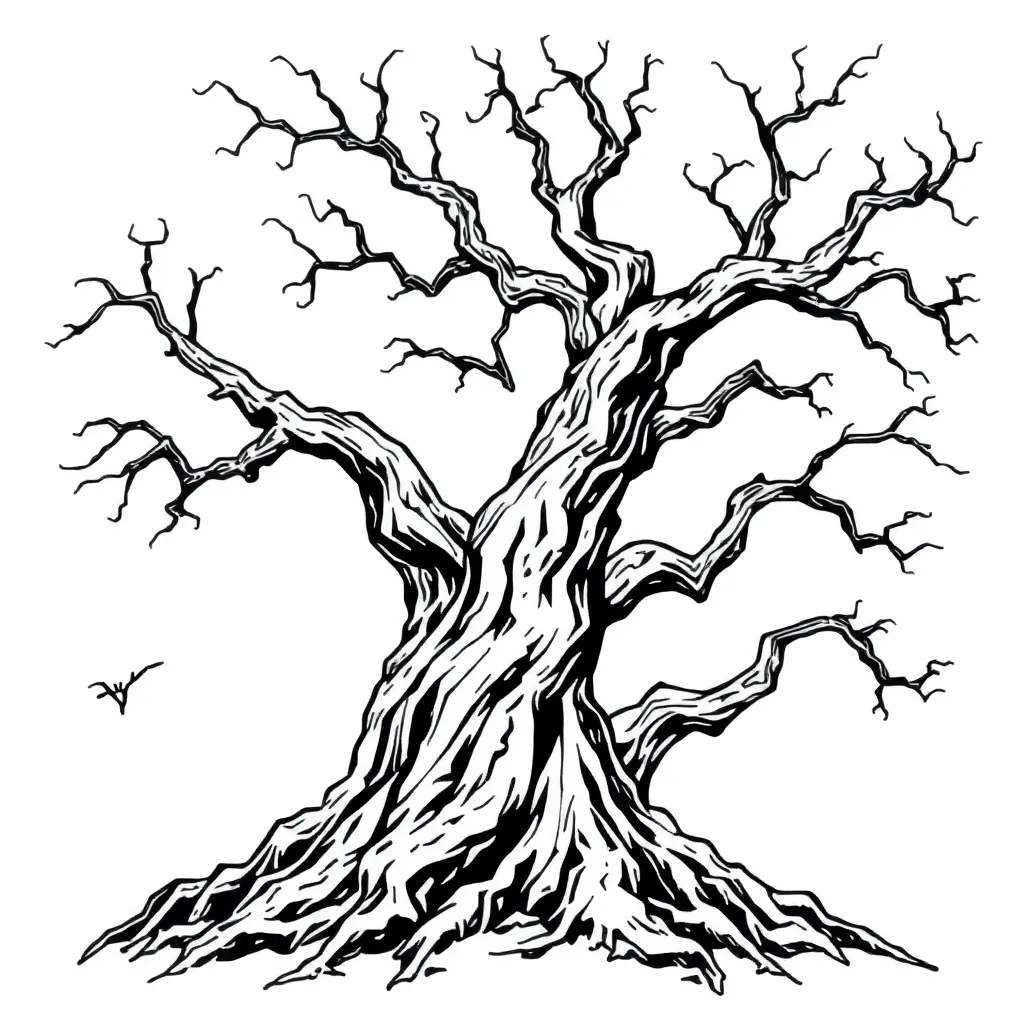 Horror coloring page
