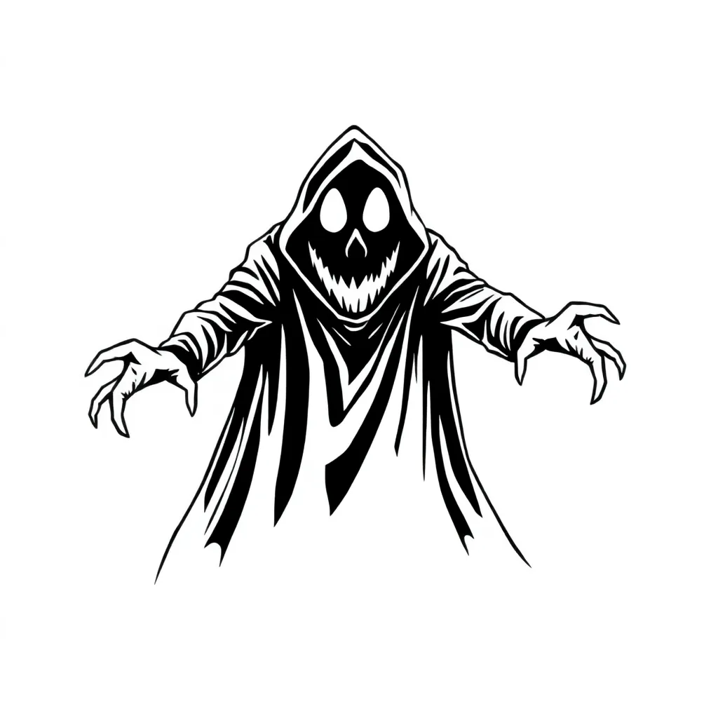 Horror coloring page