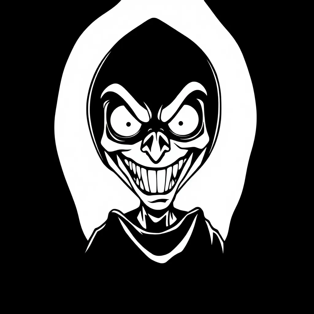 Horror coloring page