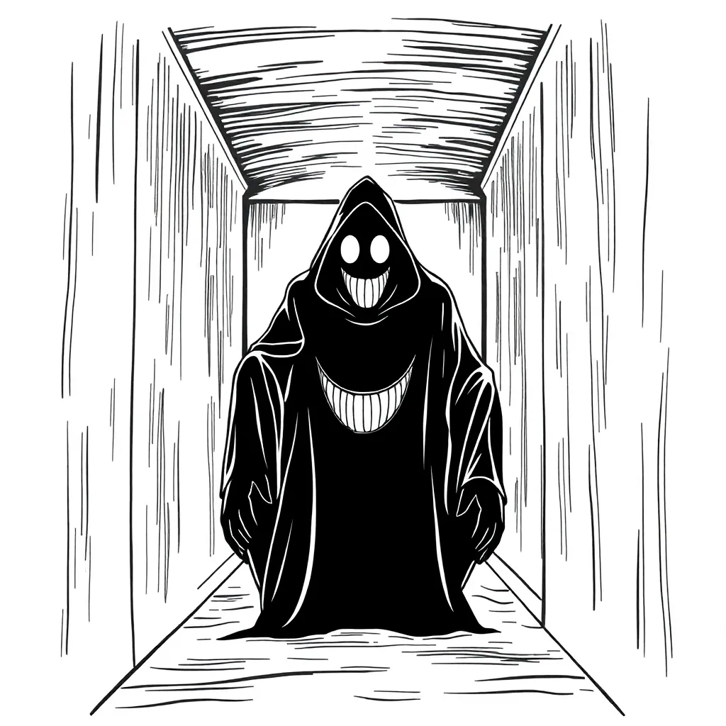 Horror coloring page