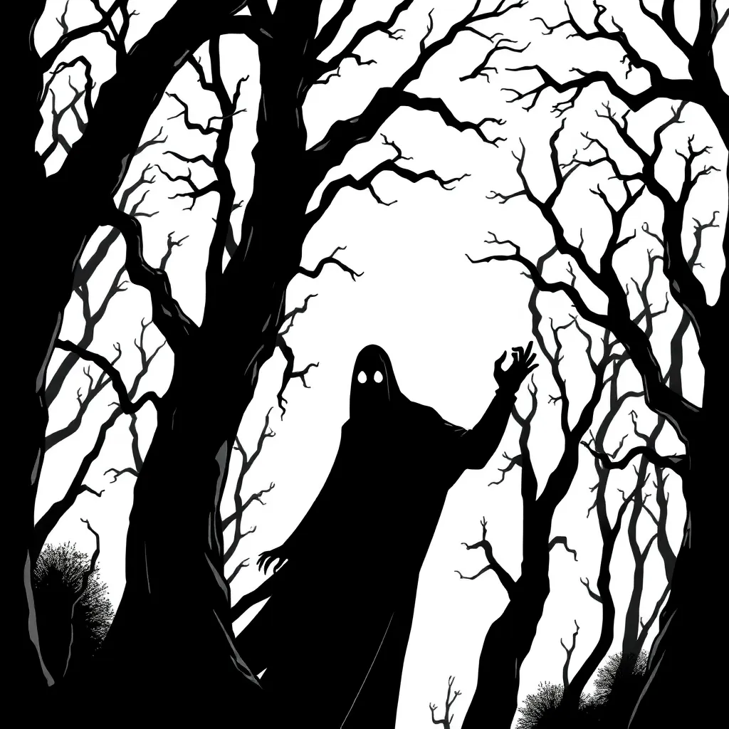 Horror coloring page