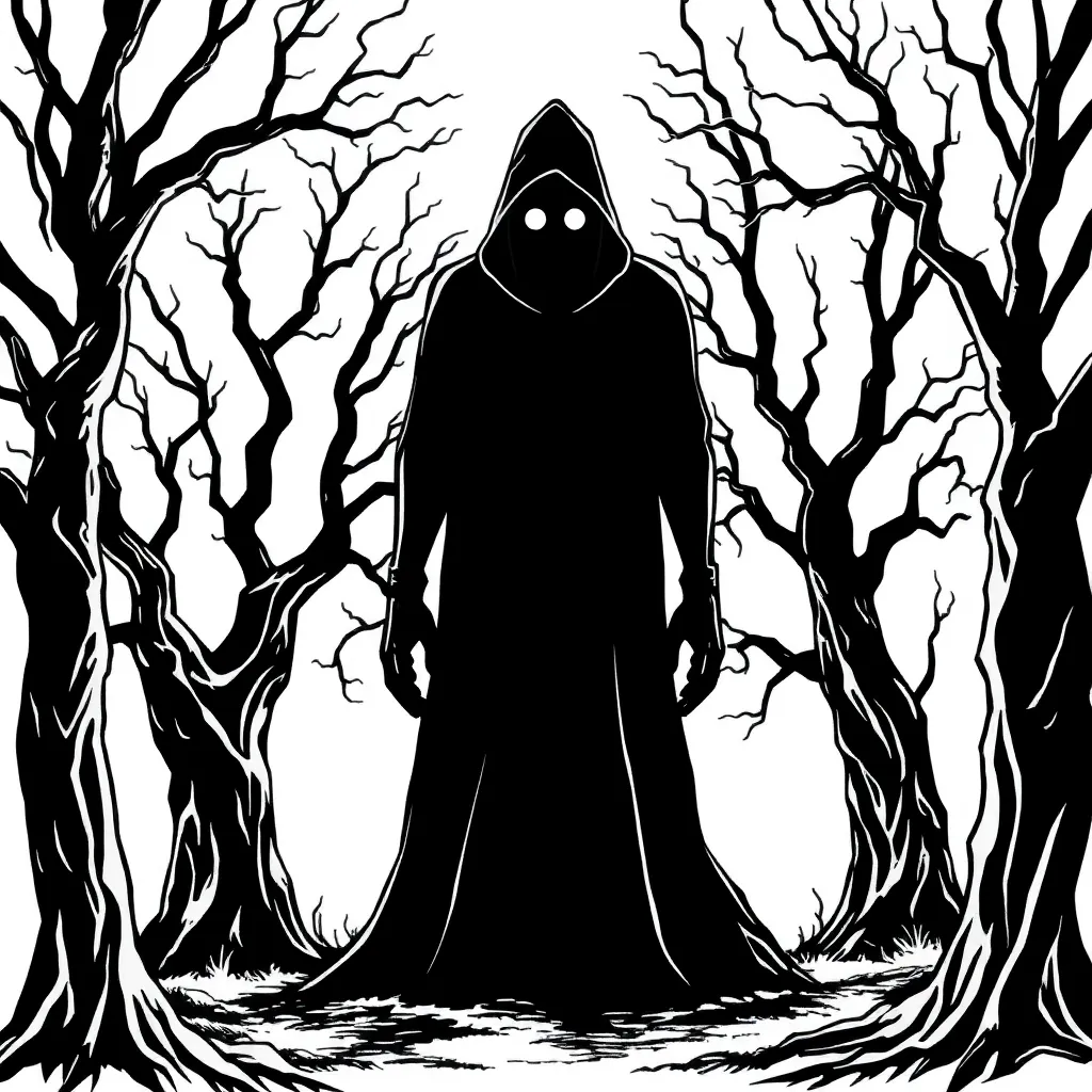 Horror coloring page