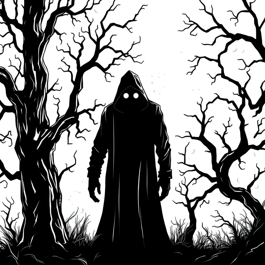 Horror coloring page