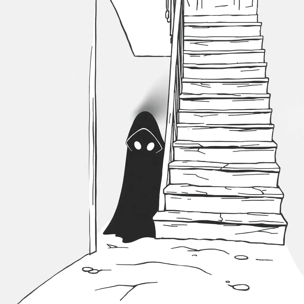 Horror coloring page