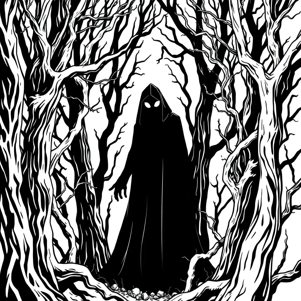 Horror coloring page