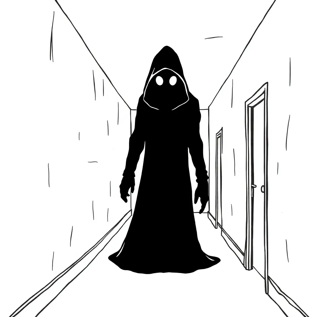 Horror coloring page