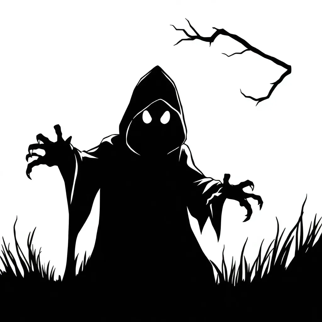 Horror coloring page
