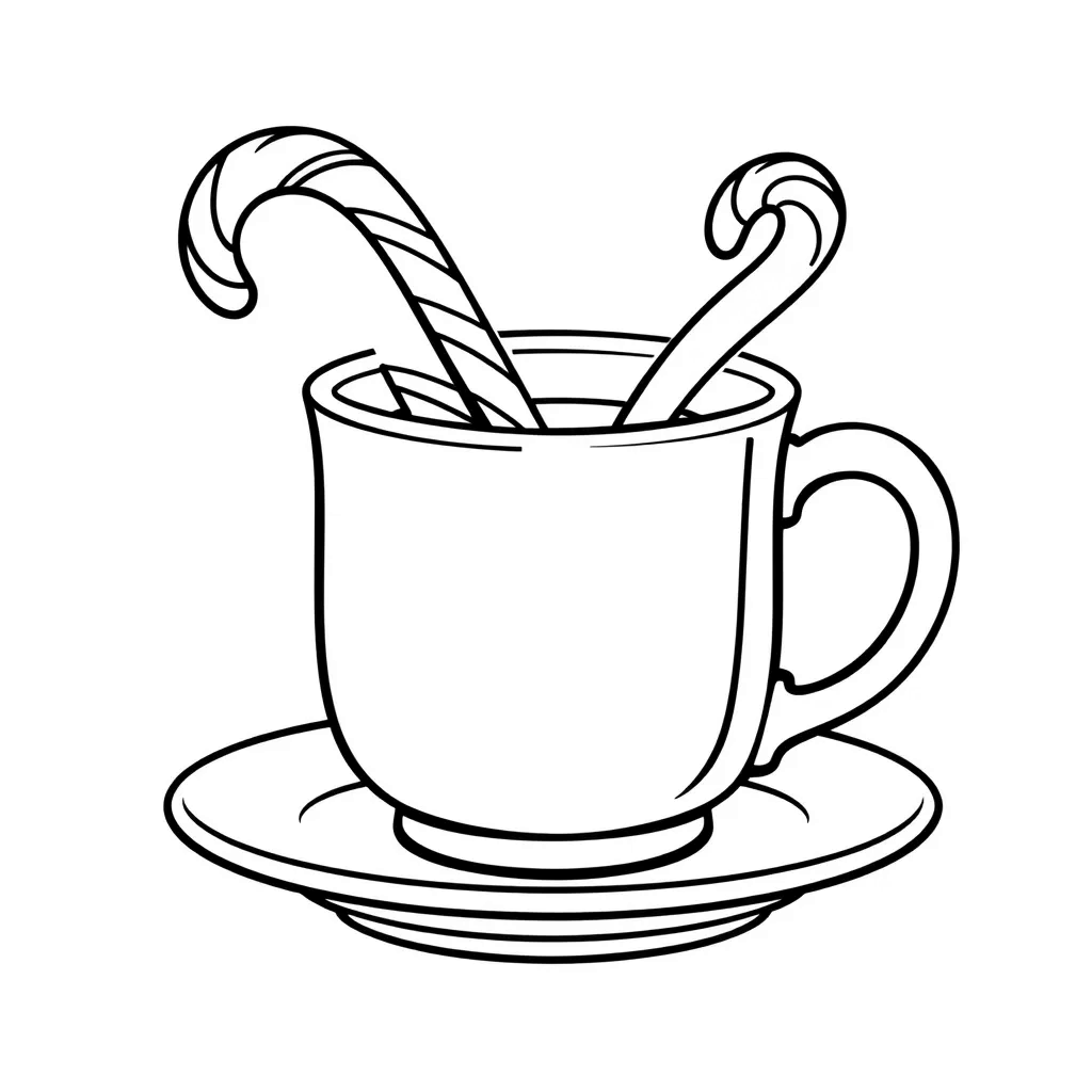 Hot Cocoa coloring page