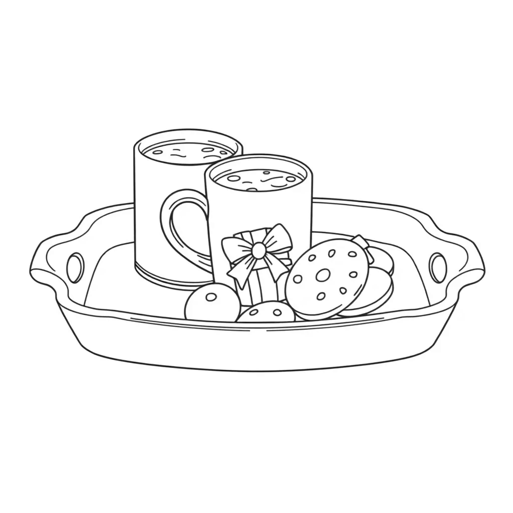 Hot Cocoa coloring page