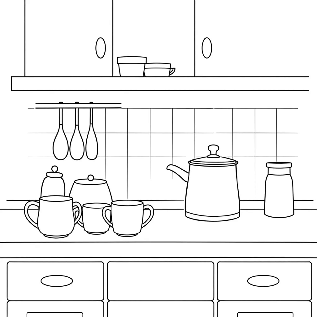 Hot Cocoa coloring page