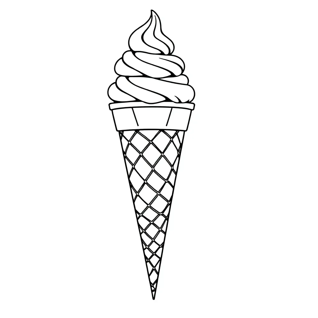 Ice Cream coloring page