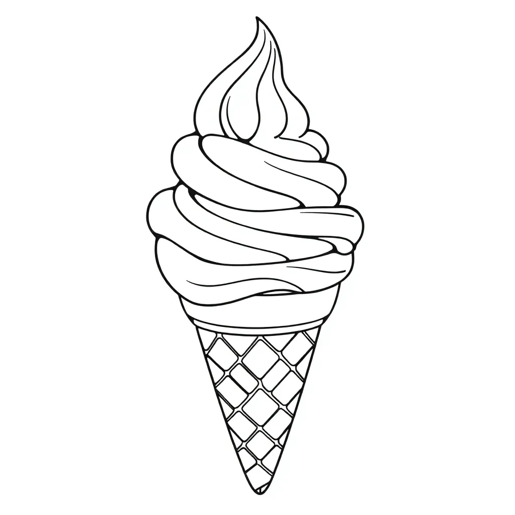 Ice Cream coloring page